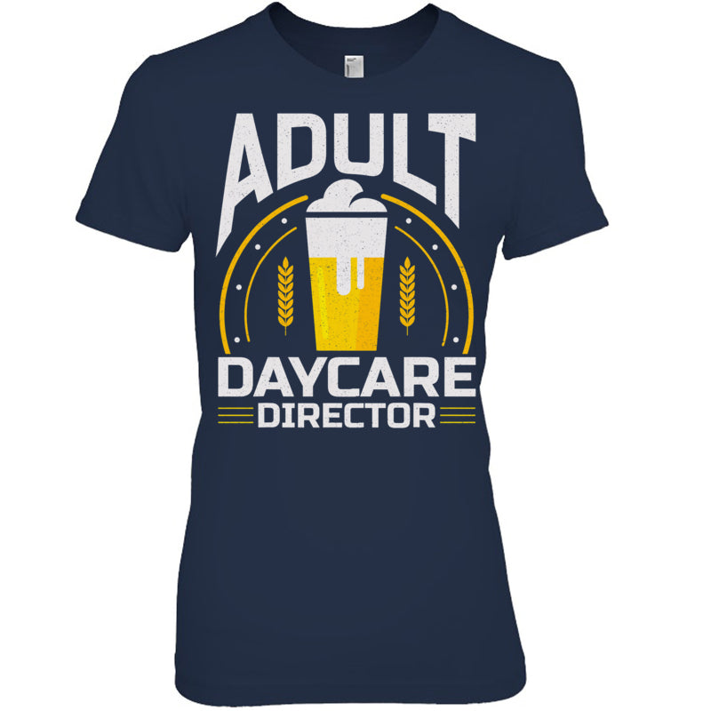 NavyWomanTshirtAdultDaycareDirectorGiftForBartender