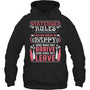 BlackHoodieBartenderRulesEveryoneMakesMeHappyGiftForBartender