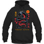 BlackHoodieJapaneseDragonTokyoJapan80sAsianMythicalAnimeTattooGiftForDragonLovers