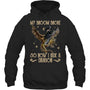 BlackHoodieMyBroomBrokeSoNowIRideADragonGiftForDragonLovers