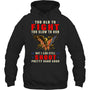 BlackHoodieTooOldToFightTooSlowToRunGiftForVeteran