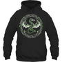BlackHoodieTribalIrishGreenCelticKnotFantasyCelticDragonGiftForDragonLovers