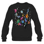 BlackSweatshirtDragonTreeGiftForDragonLovers