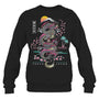 BlackSweatshirtJapaneseTokyoDragonAsianInspiredRetro80sStyleGiftForDragonLovers