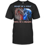 BlackTshirtHeartOfWolfSoulOfADragonCoolDragonWolfWarriorGiftForDragonLovers