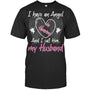 BlackTshirtIHaveAnAngelInHeavenAndICallHimMyHusbandMemorialHeaven