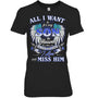 BlackWomanTshirtAllIWantIsForMySonInHeaven