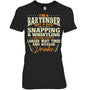 BlackWomanTshirtI_mABartenderNotADogGiftForBartender