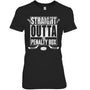 BlackWomanTshirtStraightOuttaThePenaltyBoxGiftForIceHockeyFanIceHockeyPlayerV2