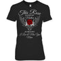 BlackWomanTshirtThisRoseIsForMyMotherInHeavenILove_MissYouMomHeavenMemorialGift
