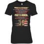 BlackWomanTshirtWhatIsAVeteranThatIsHonorGiftForVeteran