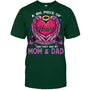 ForestGreenTshirtABigPieceOfMyHeartLivesInHeavenTheyAreMomAndDadHeaven