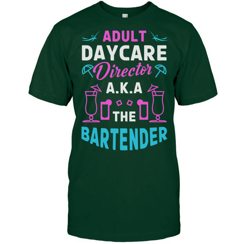 ForestGreenTshirtAdultDaycareDirectorA
