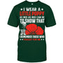 ForestGreenTshirtIWearALittlePoppyFlowerRememberAmericanUSAGiftForVeteranV2