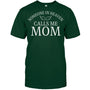 ForestGreenTshirtSomeoneInHeavenCallsMeMomAngelWingsHeavenMemorialGift