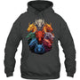 HeatherDarkGreyHoodieDragonLoversDragonTypesWomenMenDragonsGiftForDragonLovers