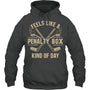 HeatherDarkGreyHoodieFeelsLikeAPenaltyBoxKindOfDayGiftForIceHockeyFanIceHockeyPlayer