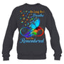 HeatherDarkGreySweatshirtAsLongAsIBreatheYou_llBeRememberedButterflyHeaven