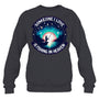 HeatherDarkGreySweatshirtSomeoneILoveIsFishingInHeaven