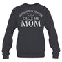 HeatherDarkGreySweatshirtSomeoneInHeavenCallsMeMomAngelWingsHeavenMemorialGift