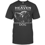 HeatherDarkGreyTshirtIKnowHeavenIsABeautifulPlaceBecauseTheyHaveMyDogHeaven