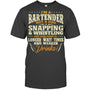 HeatherDarkGreyTshirtI_mABartenderNotADogGiftForBartender