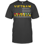 HeatherDarkGreyTshirtVietnamVeteranUSFlagGiftVietnamWarVetVeteranGiftForVeteran
