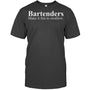 HeatherDarkGreyTshirtWomensBartendersMakeItFunToSwallowFunnyBartendingVneck1BartenderTShirt
