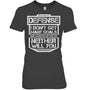 HeatherDarkGreyWomanTshirtDefenseIDon_tGetManyGoalsGiftForIceHockeyFanIceHockeyPlayer