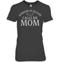HeatherDarkGreyWomanTshirtSomeoneInHeavenCallsMeMomAngelWingsHeavenMemorialGift