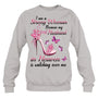 HeatherGreySweatshirtIAmAStrongWomanBecauseMyHusbandInHeavenIsWatchingOverMeHeaven