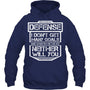 NavyHoodieDefenseIDon_tGetManyGoalsGiftForIceHockeyFanIceHockeyPlayer