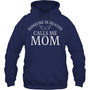 NavyHoodieSomeoneInHeavenCallsMeMomAngelWingsHeavenMemorialGift