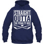 NavyHoodieStraightOuttaThePenaltyBoxGiftForIceHockeyFanIceHockeyPlayer