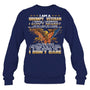 NavySweatshirtIAmAGrumpyVeteranIServedISacrificedIDon_tRegretGiftForVeteran