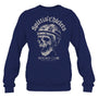 NavySweatshirtSpittinChicletsHockeyClubSkullGiftForIceHockeyFanIceHockeyPlayer
