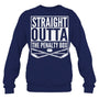 NavySweatshirtStraightOuttaThePenaltyBoxGiftForIceHockeyFanIceHockeyPlayer