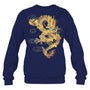 NavySweatshirtTraditionalChineseDragonSymbolOfPowerAndStrengthGiftForDragonLovers