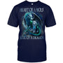 NavyTshirtHeartOfWolfSoulOfADragonDragonWolfWarriorWolfGiftForDragonLovers