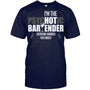 NavyTshirtImThePsychoticBartenderEveryoneWarnedYouAboutFunnyBartenderTShirt