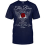 NavyTshirtThisRoseIsForMyMotherInHeavenILove_MissYouMomHeavenMemorialGift