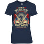 NavyWomanTshirtIAmAVeteranLikeMyFatherBeforeMeGiftForVeteran