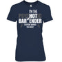 NavyWomanTshirtImThePsychoticBartenderEveryoneWarnedYouAboutFunnyBartenderTShirt